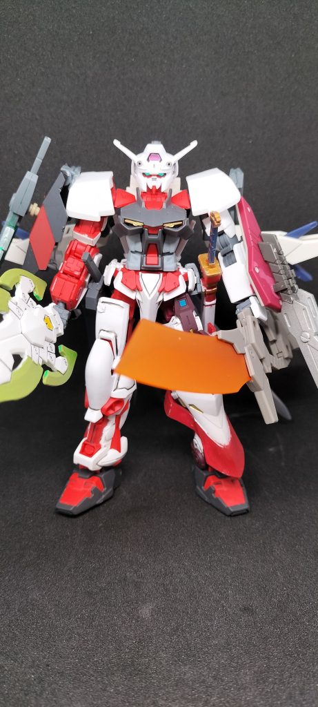 刃物15本全部装備して正面。