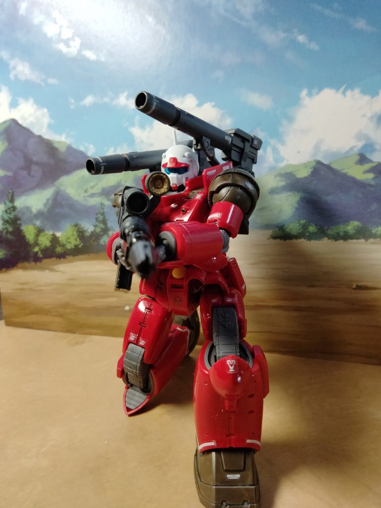 狙撃体制！スプレーミサイルランチャーもいいですけどガンキャノンといえばやっぱりキャノン！