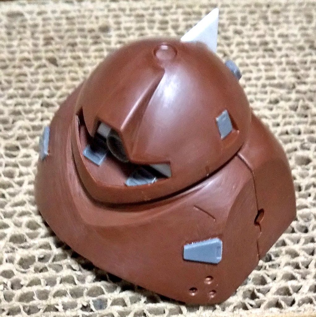 頭部、胸部の改造ヵ所。