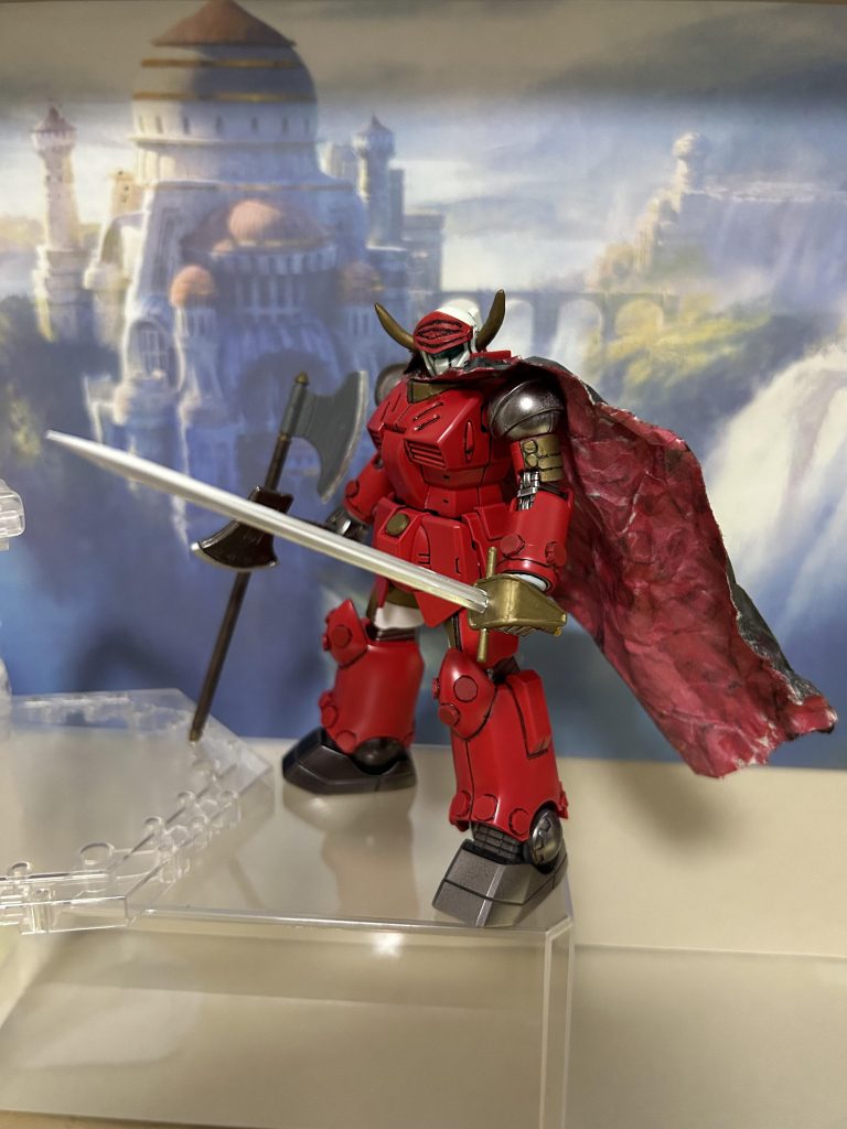 最後まで見ていただきありがとうございました。自分的には初めてSDのリアルタイプ化を作ってみて結構楽しかったし満足です。まだリアル化してない他の機体も作ってみたいですね。