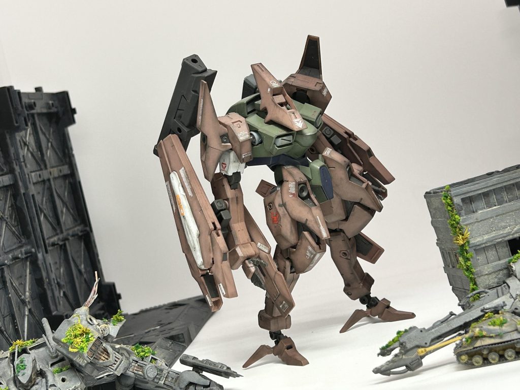 接着でのミキシングは頭部のみ、他は組み替えで作成可能です。