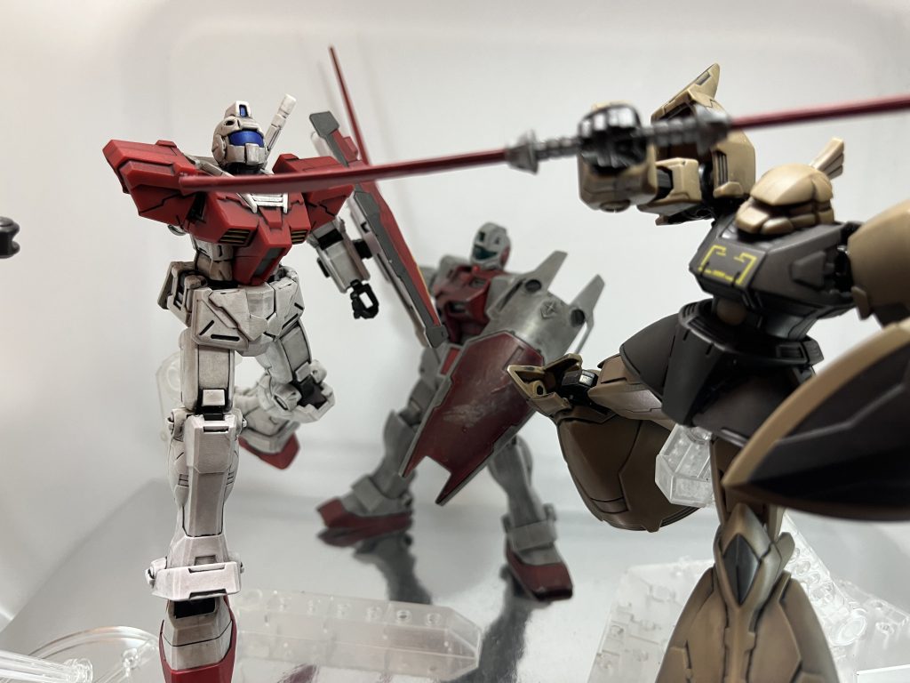 くそっ新型から奇襲⁉︎ケン『邪魔はさせんっ連邦共！