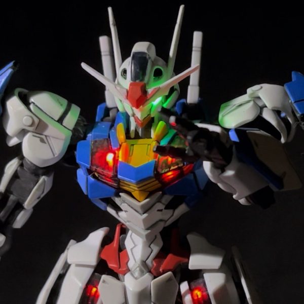 HG ガンダム・エアリアル 全塗装 & 電飾