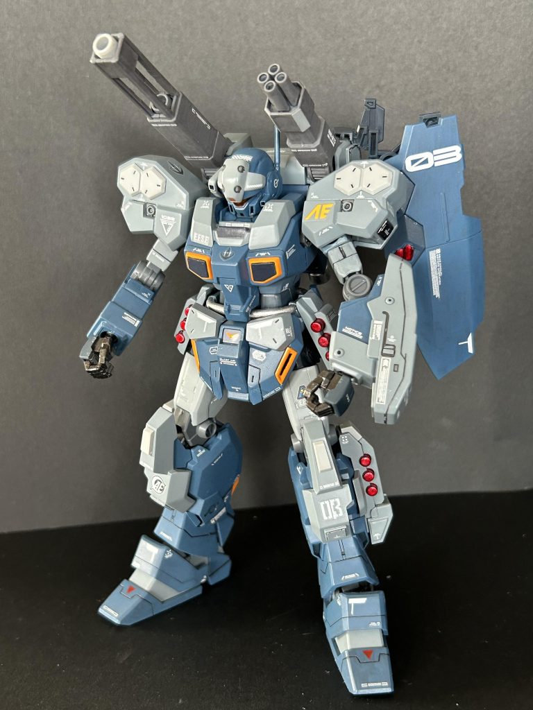 せっかくなのでシールドもキャノン基部に換装しました。