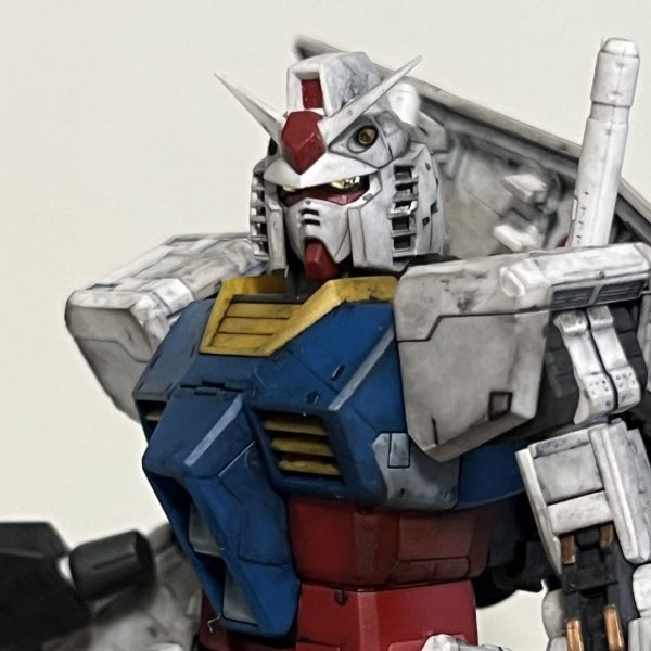 初投稿。ウェザリングも初。ガンダムです。