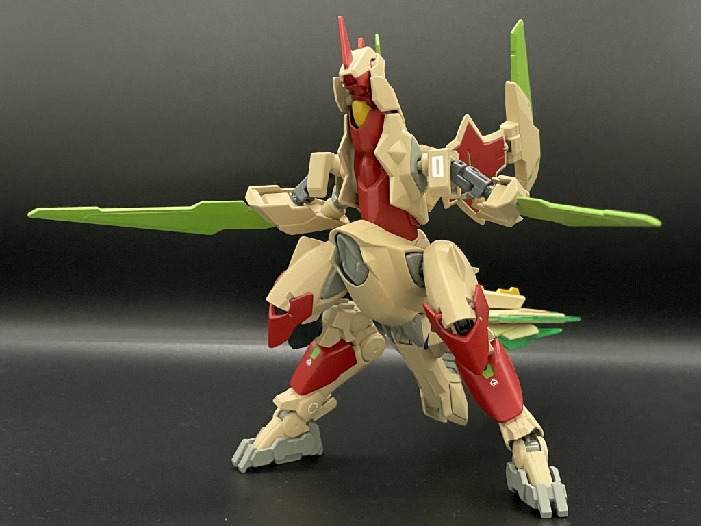 腕を回転させて抜刀。