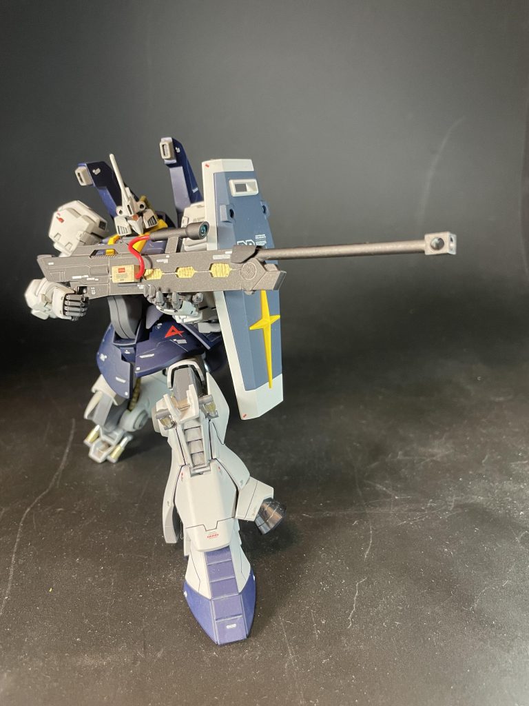 ロングライフルはνガンダムのビームライフルを素にスクラッチしました。