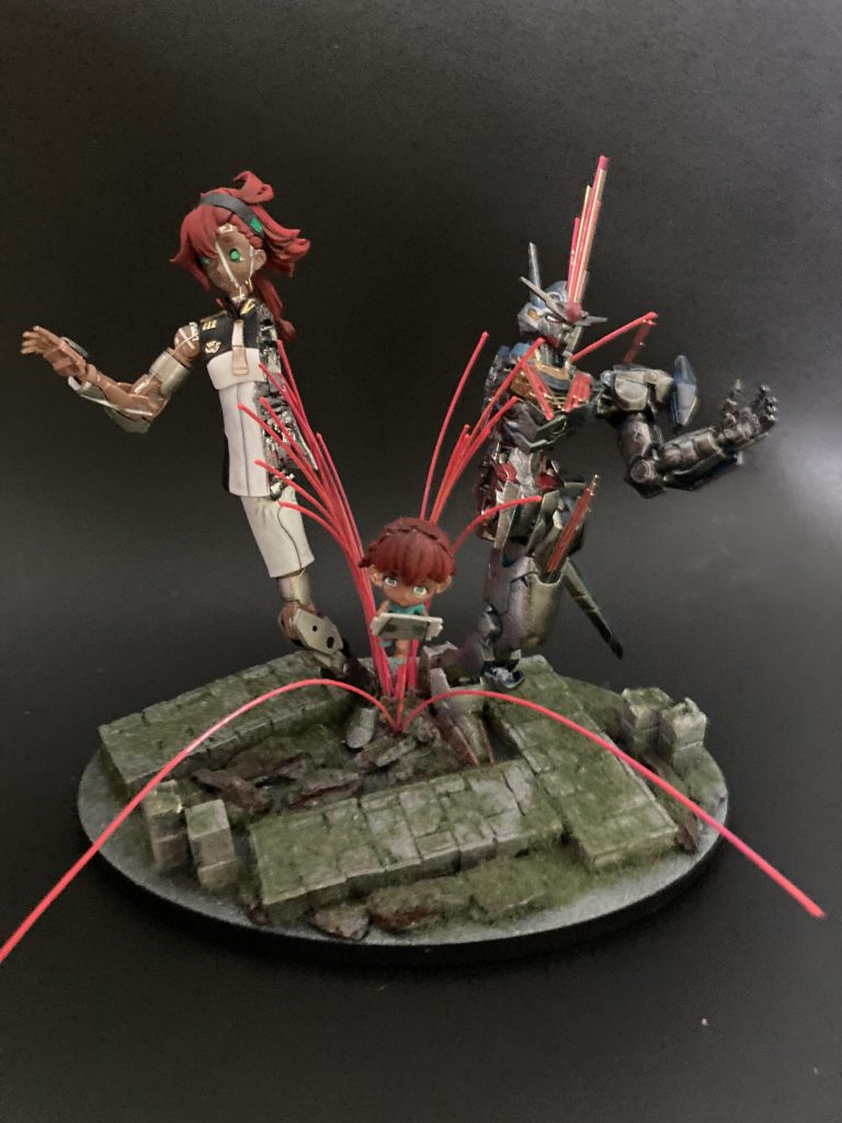 先日水星の魔女season1を観た後に製作した、「目一杯のあぁ祝福を君に」https://gumpla.jp/hg/1285301