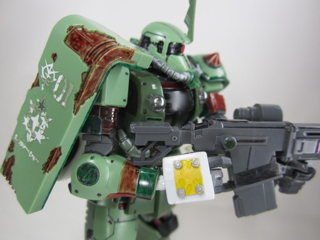 内装部分の塗装状態。