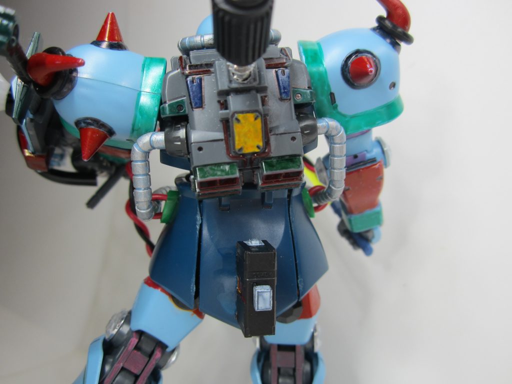 ランドセルを変更してみました。また電子戦用にアンテナを追加しました。