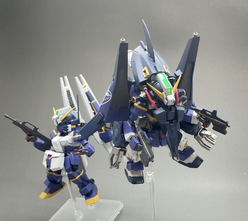 SDヘイズル高機動型&高機動ブースター装備型–8枚目/制作者：Ryoui