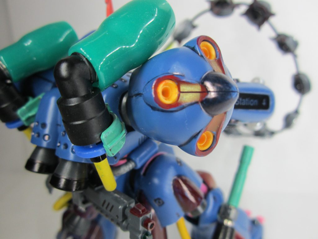 RIGHT ARMの塗装状態。