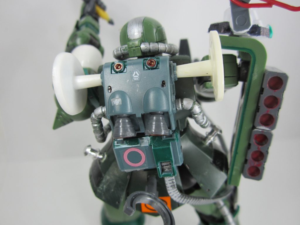 ランドセル・アームの塗装とシール等の状態。