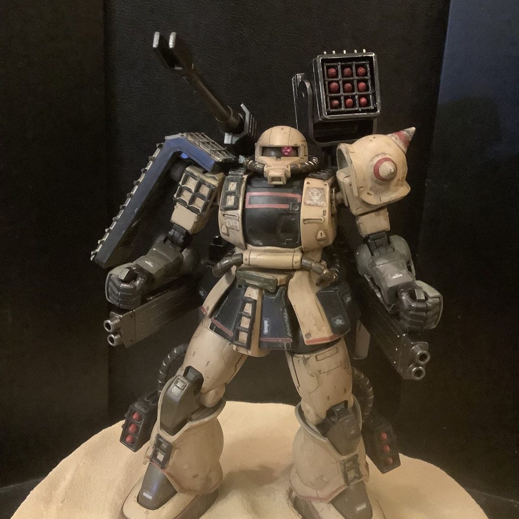 ザク ハーフキャノン ミサイルポッド仕様｜nekokage4649さんのガンプラ作品｜GUNSTA（ガンスタ）