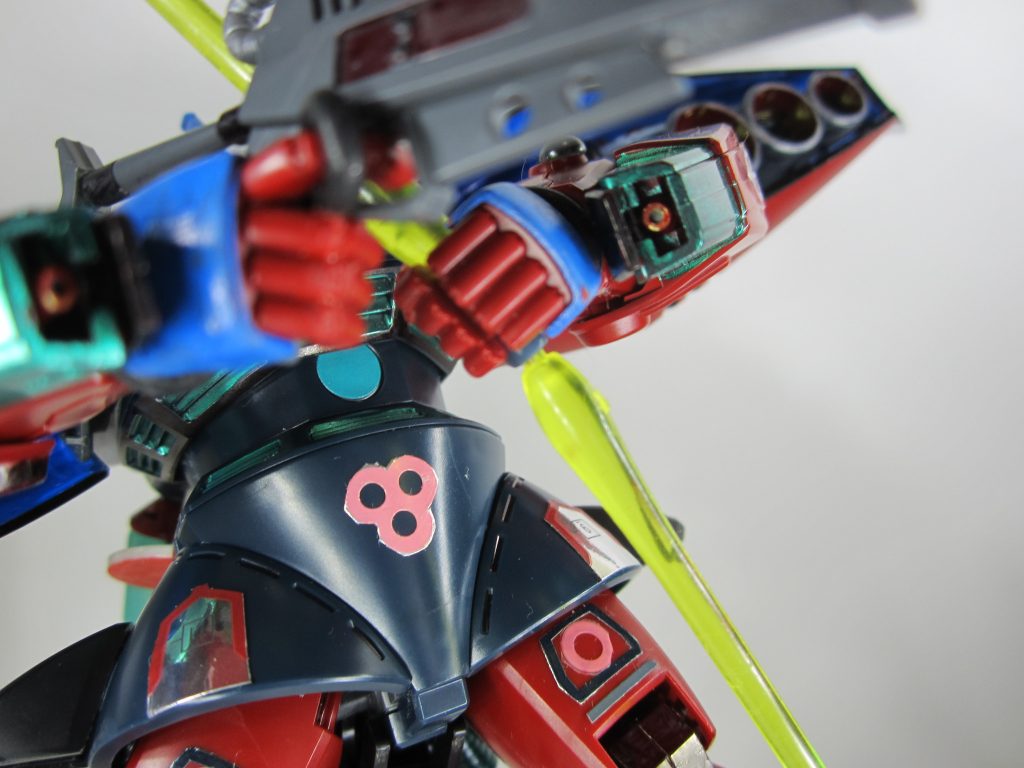 グレネードランチャーの様子。