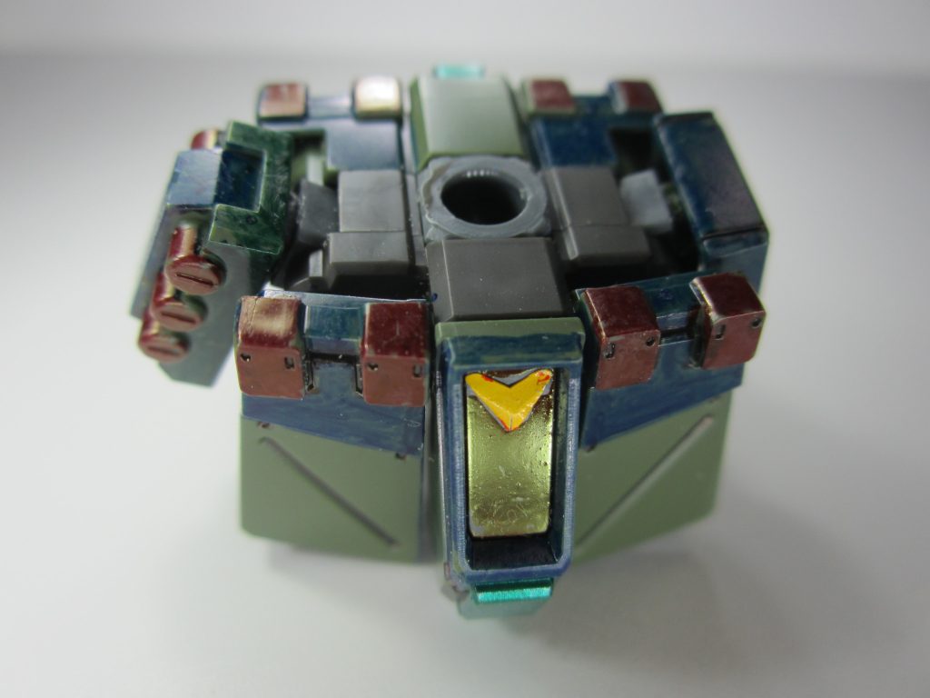 腰部塗装の状態。