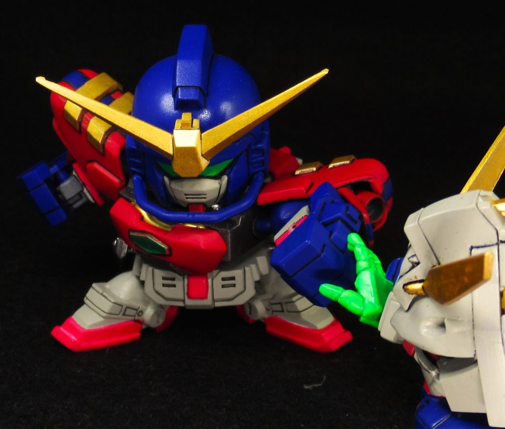 肩もポリキャップ仕込んでスイングできるように加工してます。