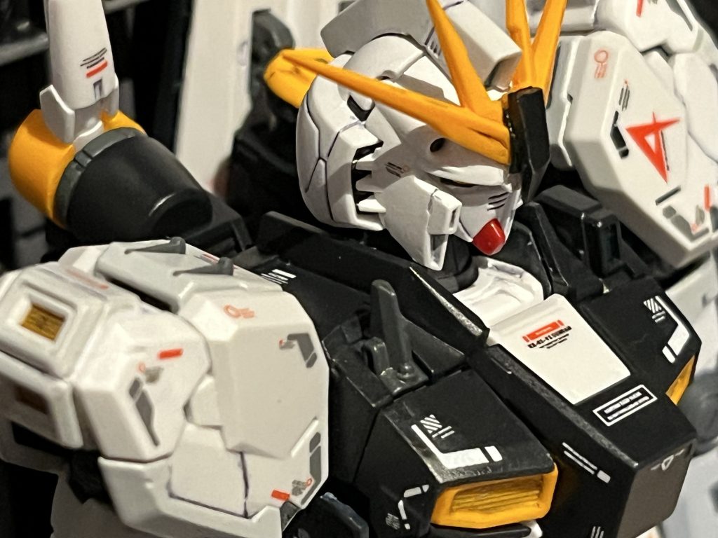 2023年から急にガンプラを作りたくなり、Hi ν ガンダムで復帰、GWでは2台目？となるRG  νガンダムを完成させました。