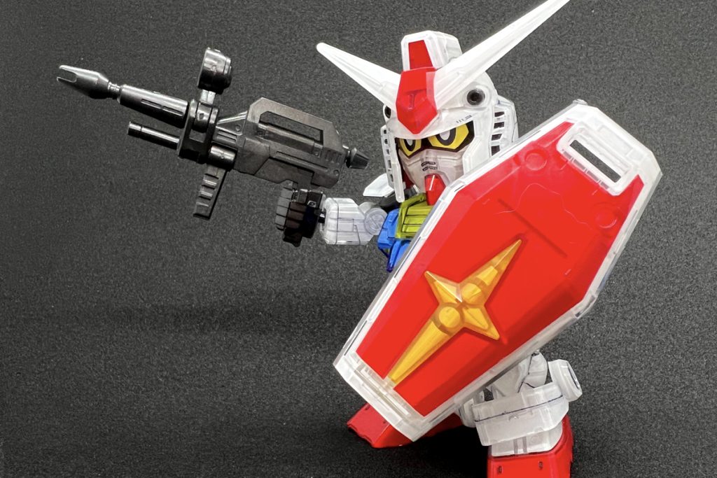 シールドも思ったより綺麗に色分けできた