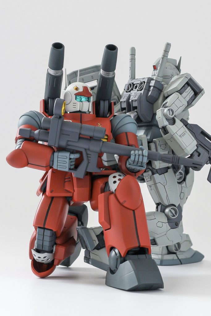 MGガンキャノンは顔がめちゃイケメンですね。