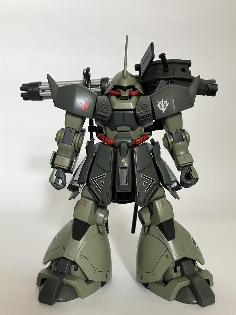 カラーはマラサイ UC版と同じにしましたウェザリングはウォッシングのみ♪塗料以外は全部家にある物でコストカット