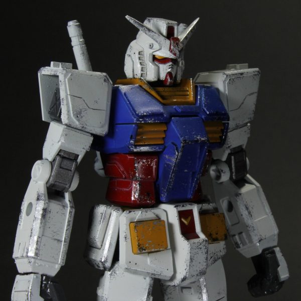 EGガンダム　ウェザリング+ディティール追加