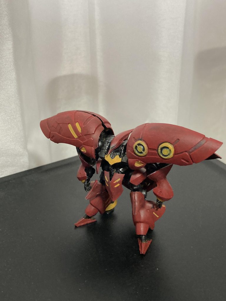 キュベレイはmk2っぽく赤と黄色で塗装。