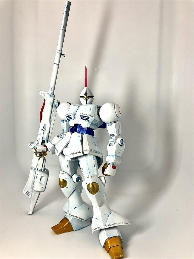 こういうのも似合うなぁ。時代的にロングランチャー装備のMSはないですけど妄想なのでお許しを。