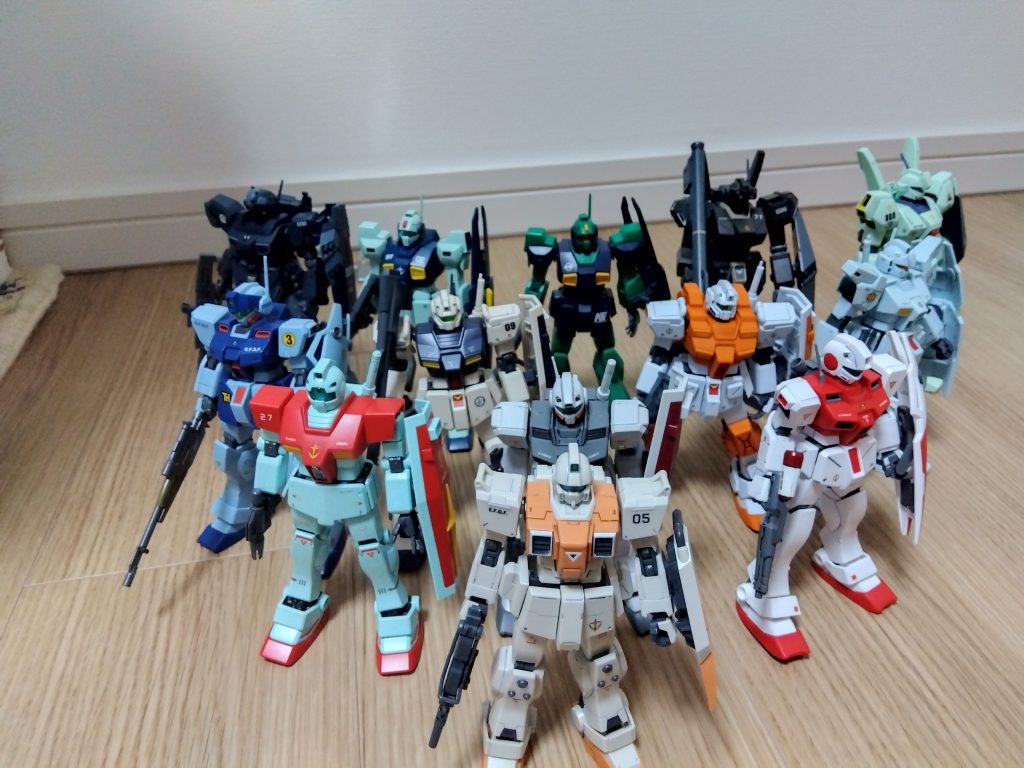 ジム系は揃うと壮観ですねぇ。