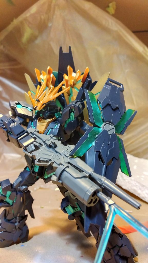 余剰パーツのシールドも装備してパシャリ！