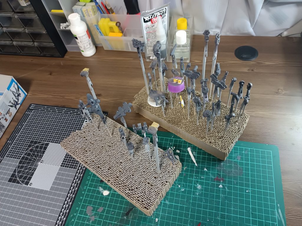 そして一番楽しみだったメカサフヘビィ(関節はメカサフのまま仕上げました)