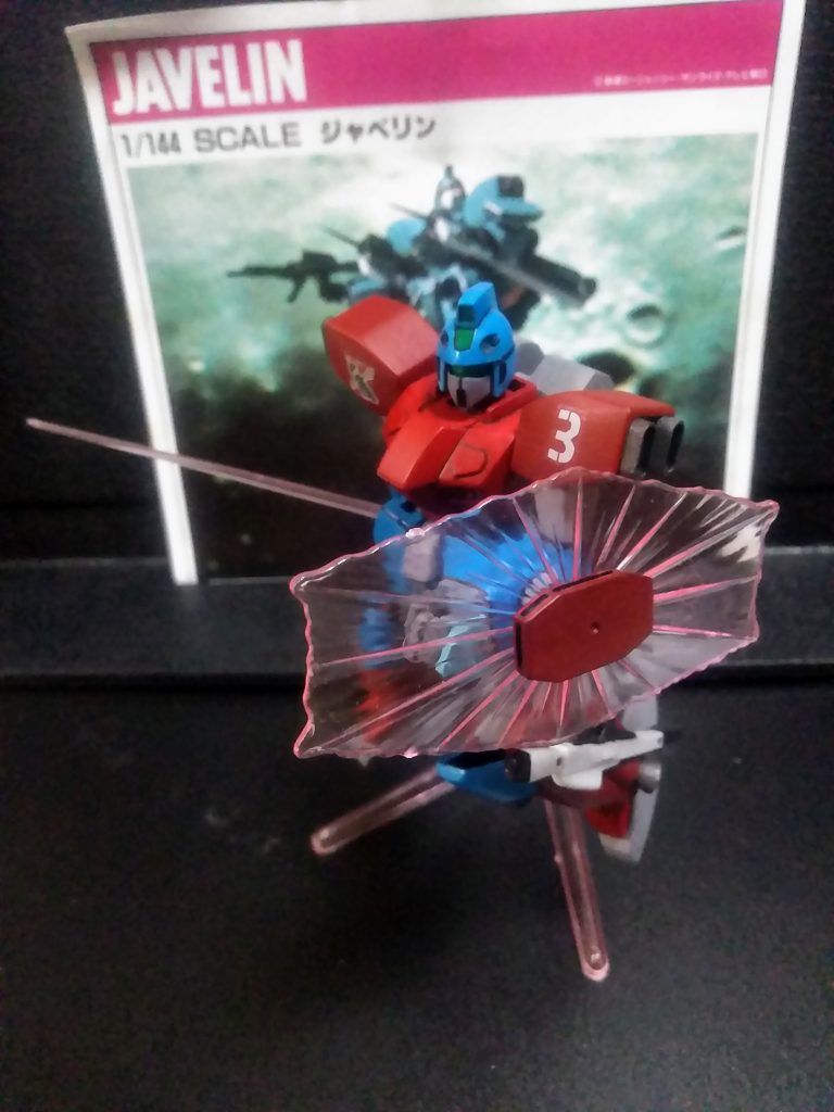 まぁ、無いものは仕方ないので、このままブラッシュアップと相成ります。貼ってあるマークは『コロニーに🏹矢が刺っている』構図(部隊名忘れた😋)です。