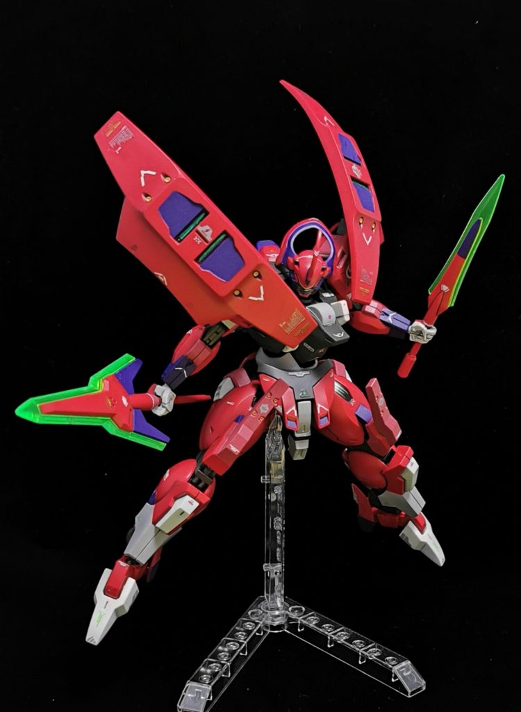 名前の由来を聞くとグエル先輩の為に用意された機体だったんだなぁと気づけました…再登場が今から楽しみです…！