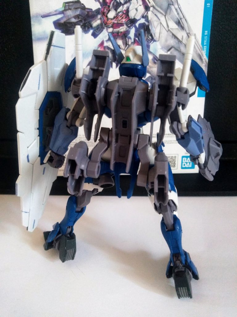 それでは本題。今更ながら、『ガンダム ルブリス』コサエテみました。流石『水星キット』組み立て易く、良く動く。