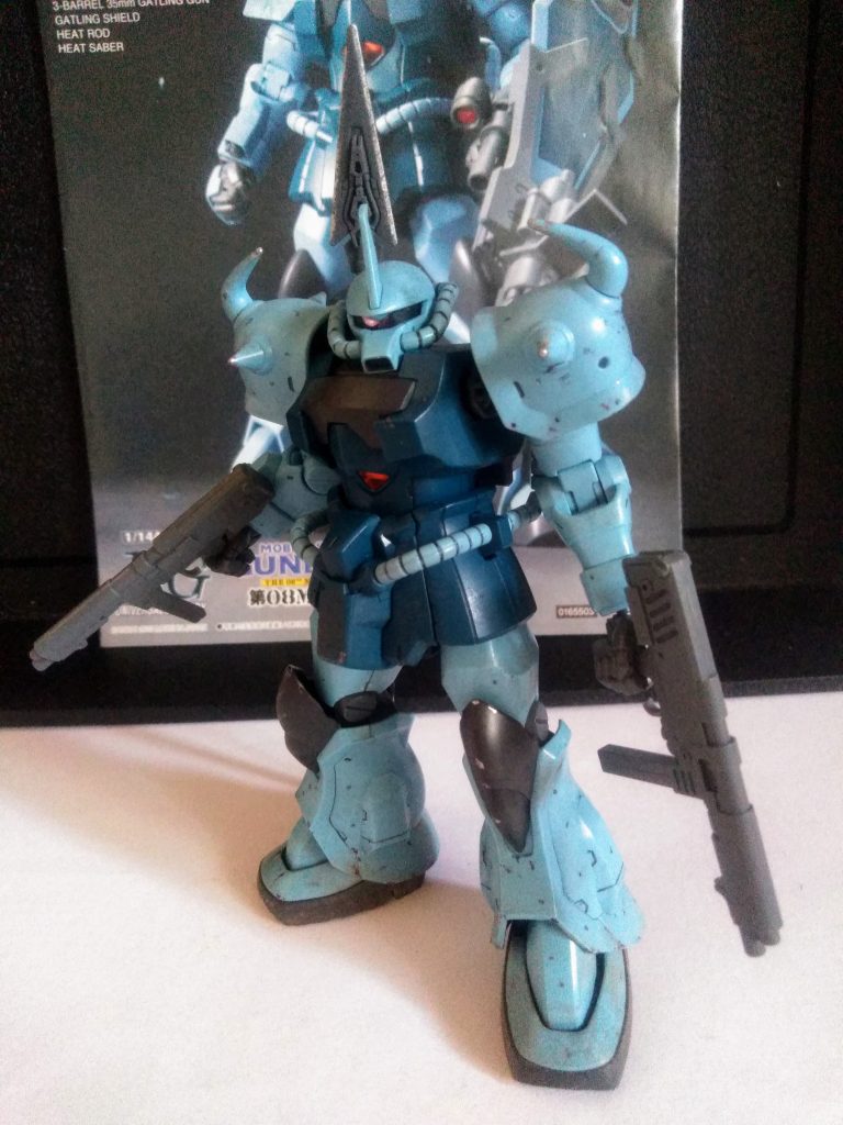 『SeedのMS』連続投稿してたら『謎しかない、手で持って敵に当てる武器』に興味津々になりました。なので実践です🤗『グフカスタムのカッコ良さ』は今更、布教の必要はないので今回はこのへんで。