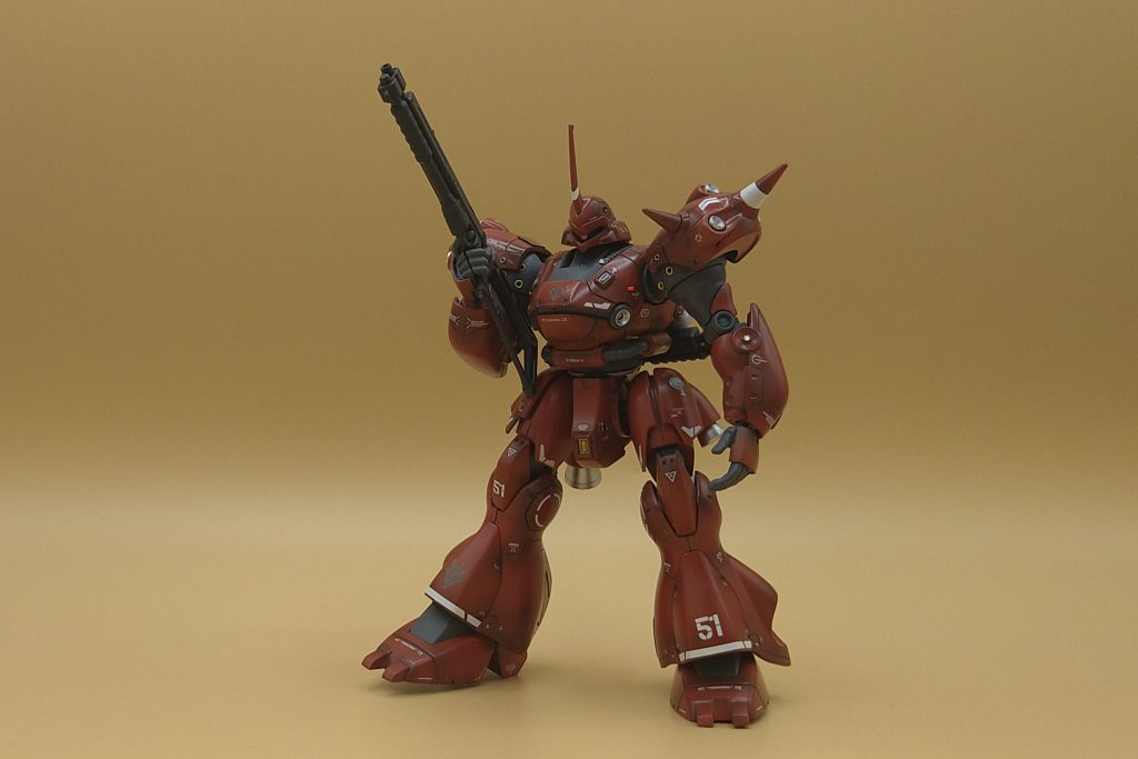 ケンプファーといえば青色がお約束ですが今回はドイツ空軍RLM23レッドという深みのある赤をチョイス。