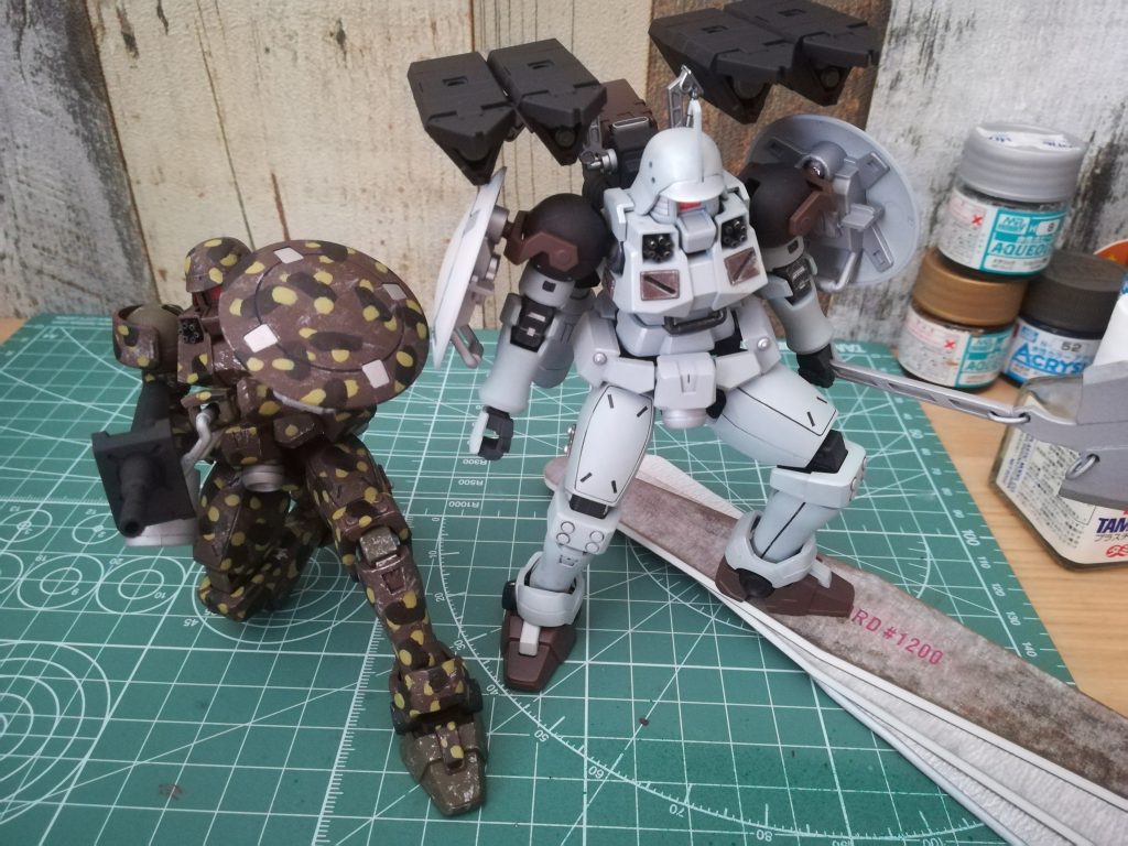 新旧リーオー(迷彩チャレンジは失敗に終わった)旧リーオーから引き継いだ色々を詰め込みました