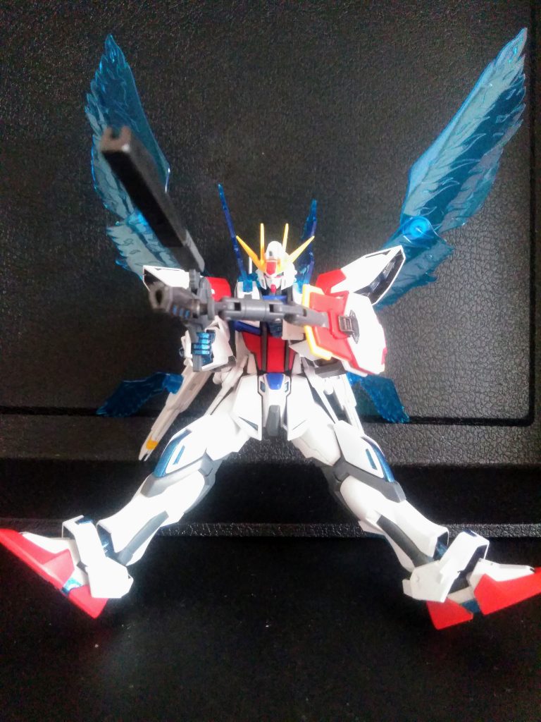 ライフルと接続『プラフスキー粒子』をエネルギー弾として発射!『ウイング ゼロのラスト シューティング』の真似🤣