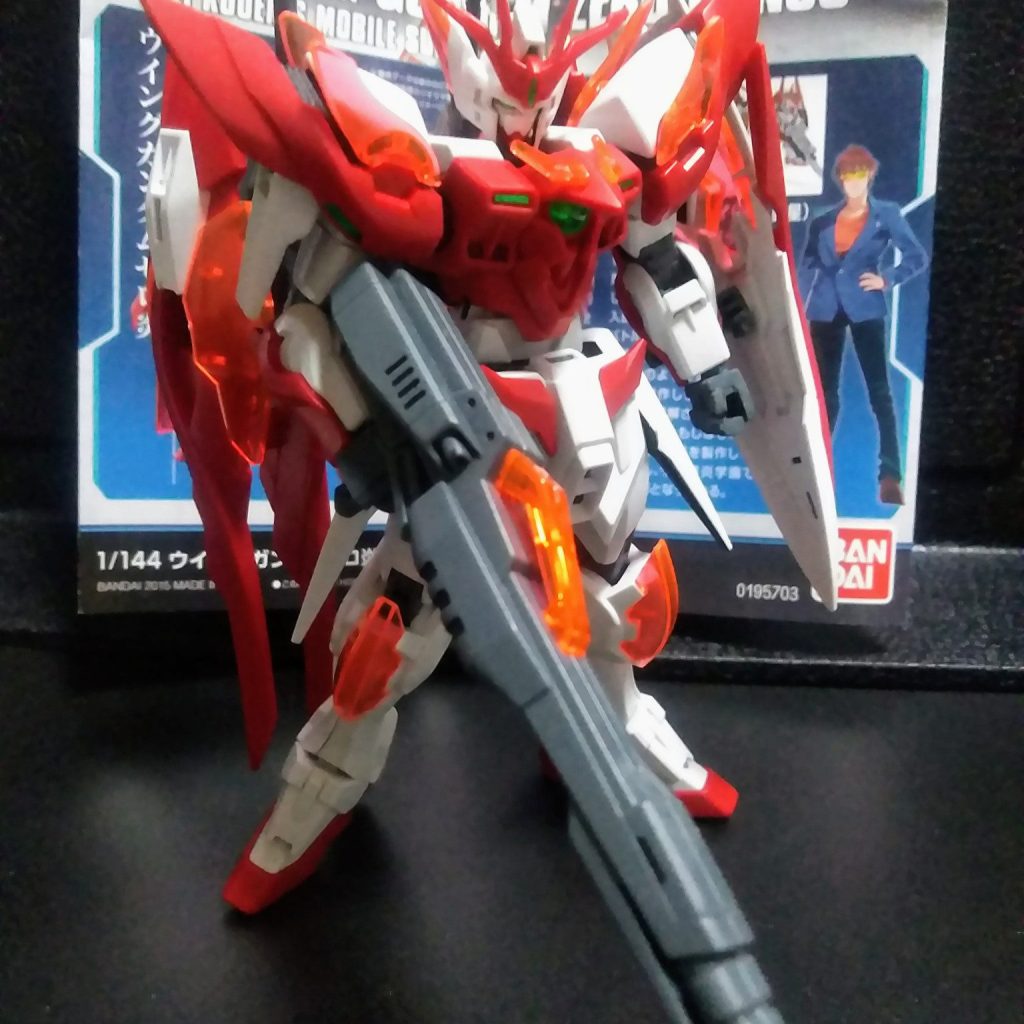 HGBF ウイング ガンダム ゼロ 炎｜みずかトモカサさんのガンプラ作品
