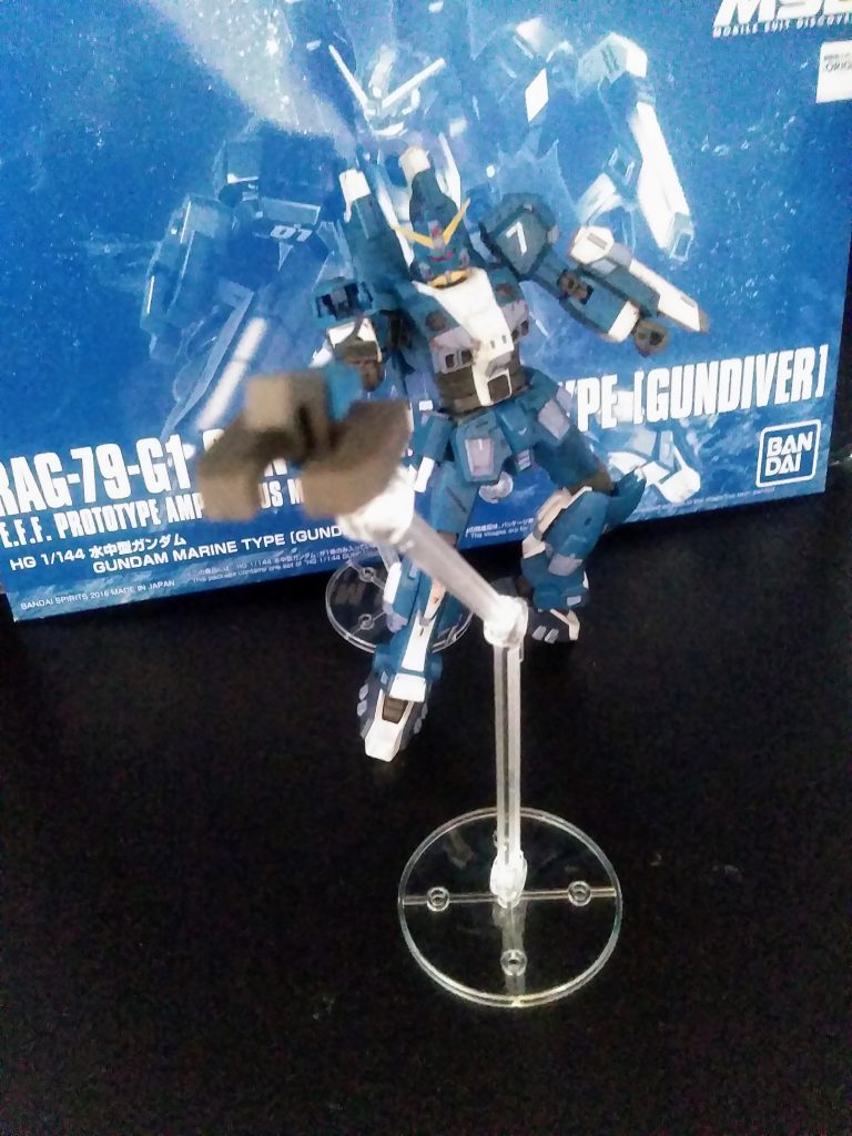 正直『ジオン水泳部』のような異形なMSは大好きなんです😍 (皆さんもですよね🤗)『ハンド アンカー』