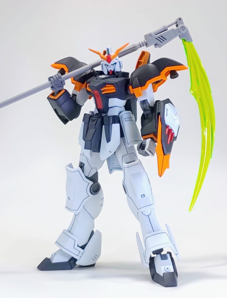 ストレート組みで、腕、腰、脚の白部分関節部分、武器は成型色仕上げです。サクッと仕上げてみました。