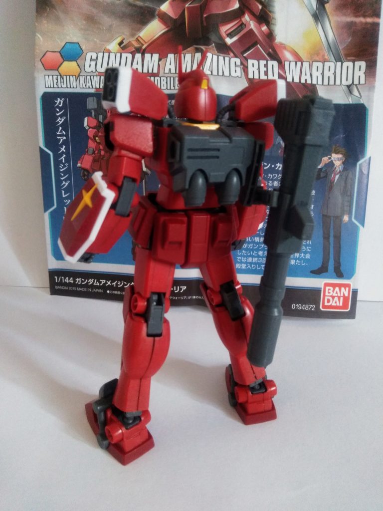 自分の『レッド ウォーリア』と云えばプラモ狂四郎のイメージ』なので軽装備でいきます😆