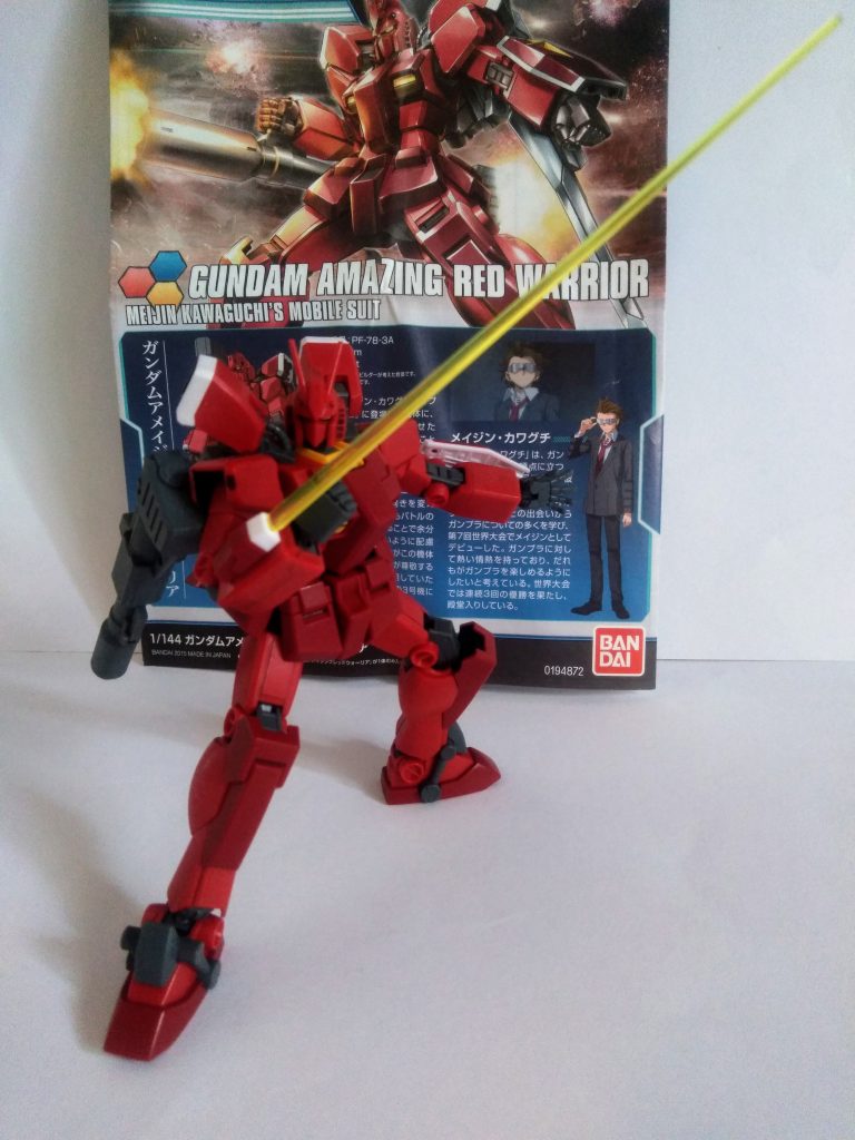 漫画内での対戦相手は今でいう『ガノタの三人』使うプラモは『トリプル・ドム』いや~「ワクテカ」でした😁『ビーム サーベル ロング モード』