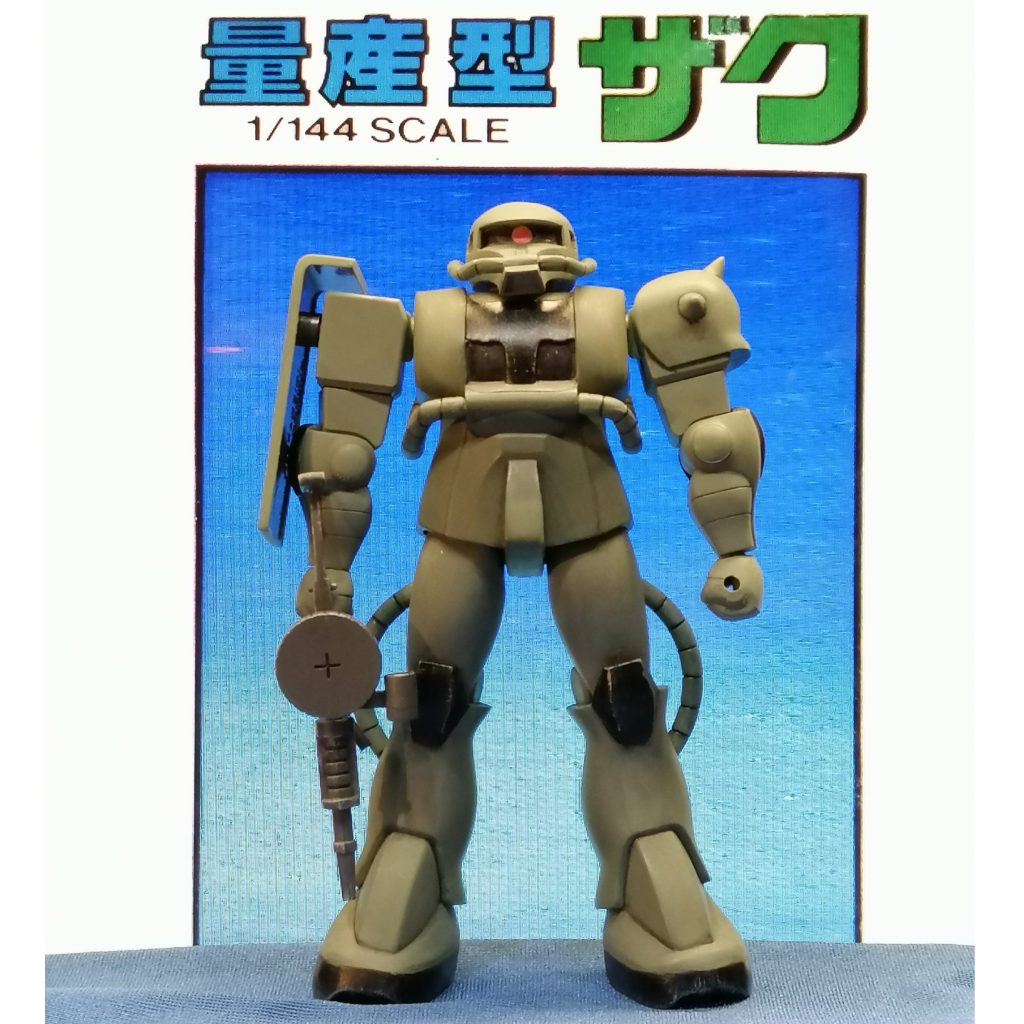ザクⅡ　完成品　旧キット　1/144　ガンプラ ガンプラ旧キット2672: 旧キット MSV 1/144 ザクⅡ（黒い三連星