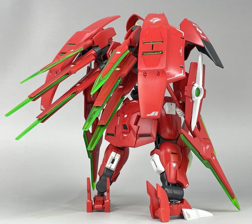 バックはファングにFXのCファンネルを挟んだのでかなり長くなりました。あと折角ネオジムを入れたのに塗膜がきつきつで意味がw(クリアランス調節したのに😭)