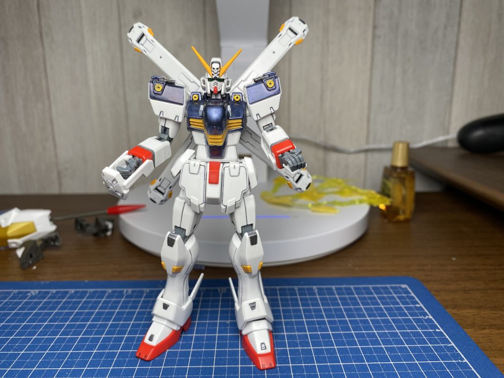 クロスボーンガンダム塗装追加–4枚目/制作者：なおえ