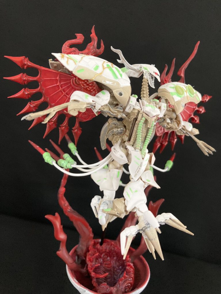 脚のとりあし部分はよくミキシングで使う30MMに付属している「ロイロイ」という蜘蛛みたいな脚を流用しました^ ^