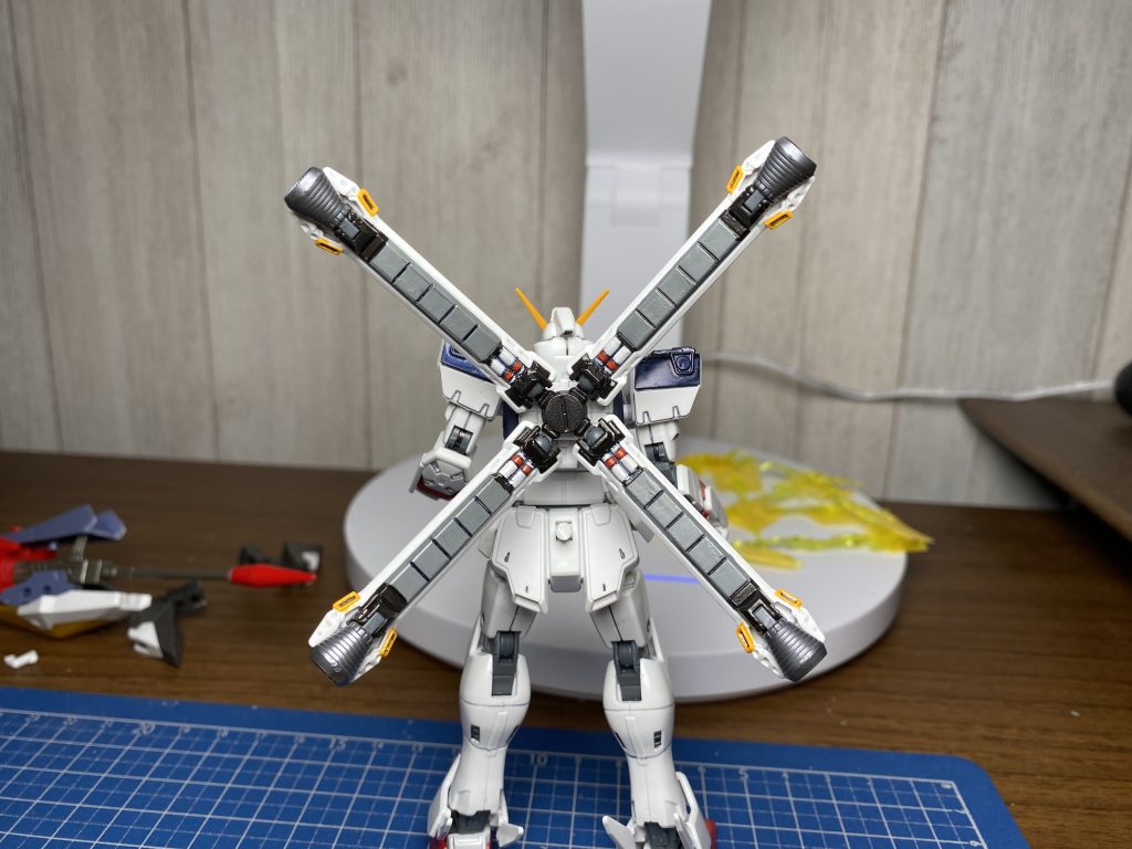 クロスボーンガンダム塗装追加–3枚目/制作者：なおえ
