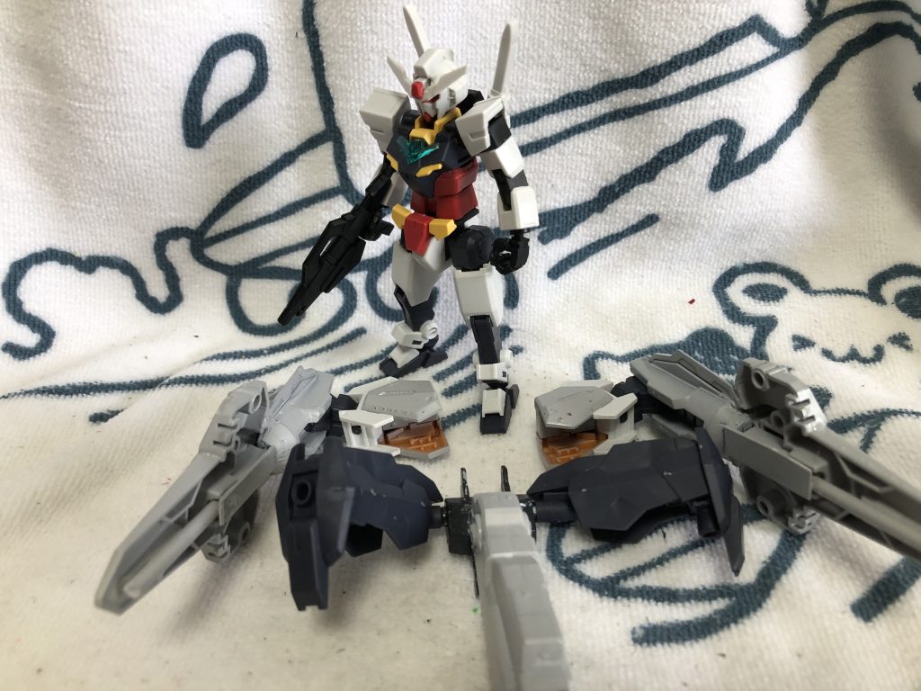 この形態は現状、プラネッツシステムには対応せず武装を着脱するような感覚。追記あり下参照