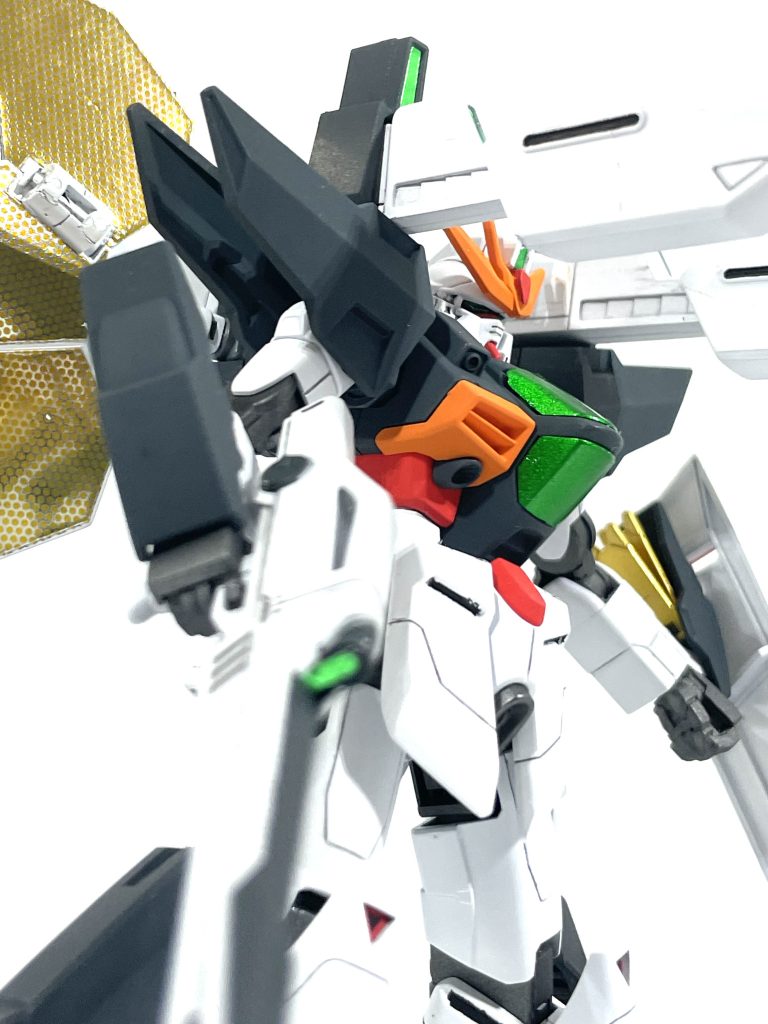 艶消しですが受光部と腕　足のフィンはクリアをふいていたす。